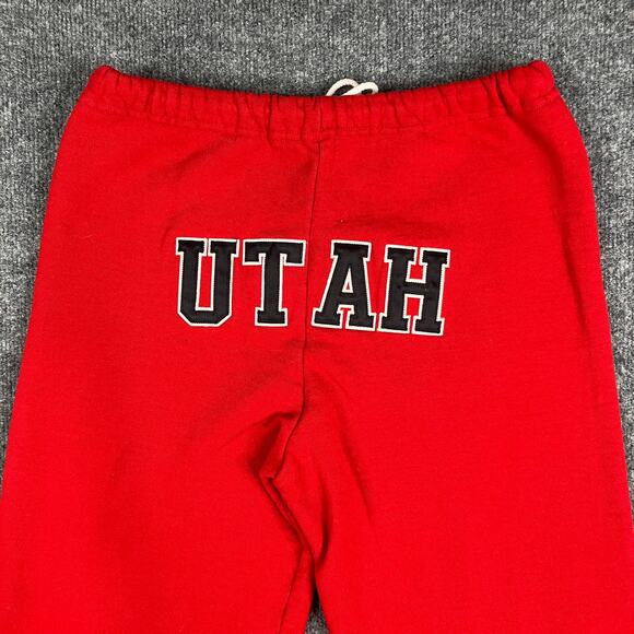 Russell Athletic Sweatpants Mens Size S Red Utah Graphic Print Jogger Fit - Picture 2 of 10